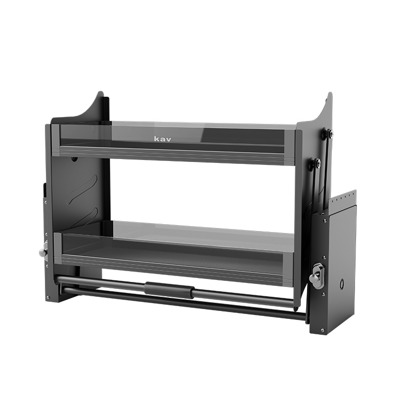 B061202H  Glass Manual Lift Basket Installation | Lift-Up Pull Down Cabine