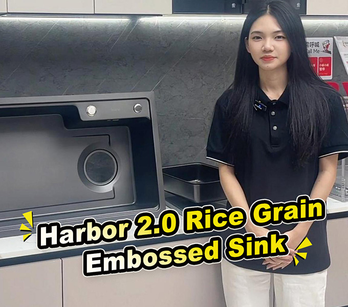 Harbor 2.0 Multi-Function 7646 Stainless Steel Single Bowl Kitchen Sink | kav Hardware
