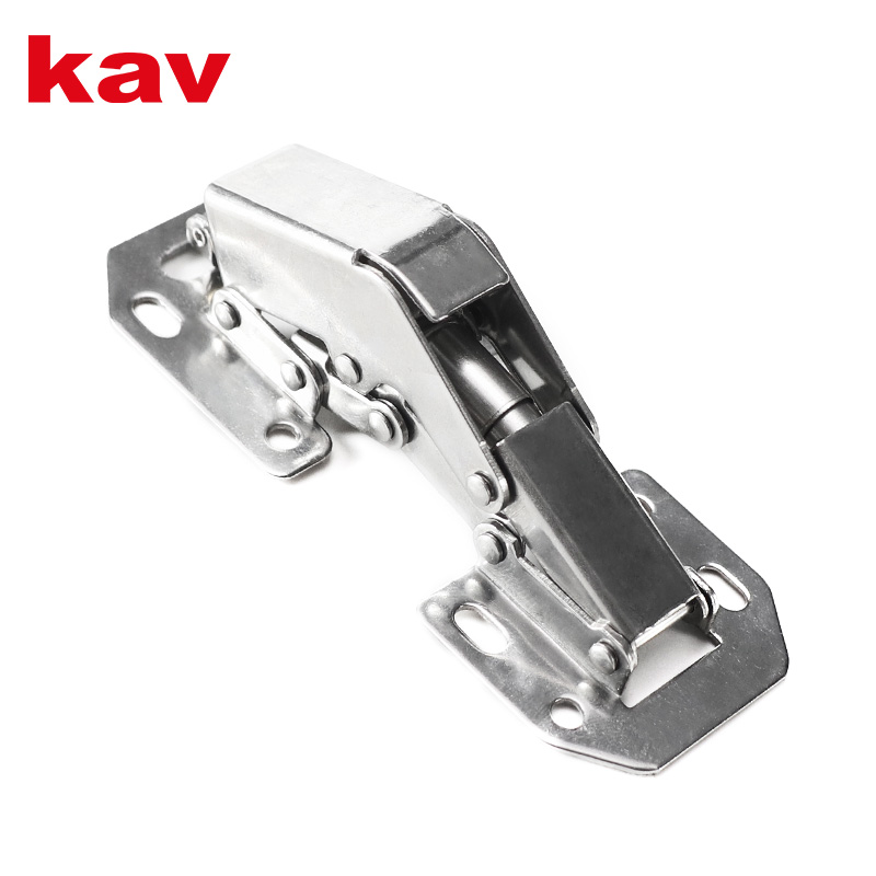 DP90H-4-304  No-Drill 304 Stainless Steel  90° Soft Closing Frog Hinge