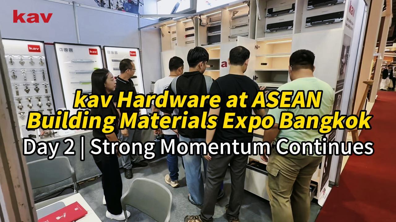 kav Hardware is exhibiting at the ASEAN Building Materials Expo in Bangkok With strong momentum on Day 2.