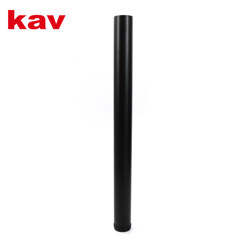 AG5071   Heavy Duty 710mm Metal Furniture Legs Chrome Round Table Leg with Polyg
