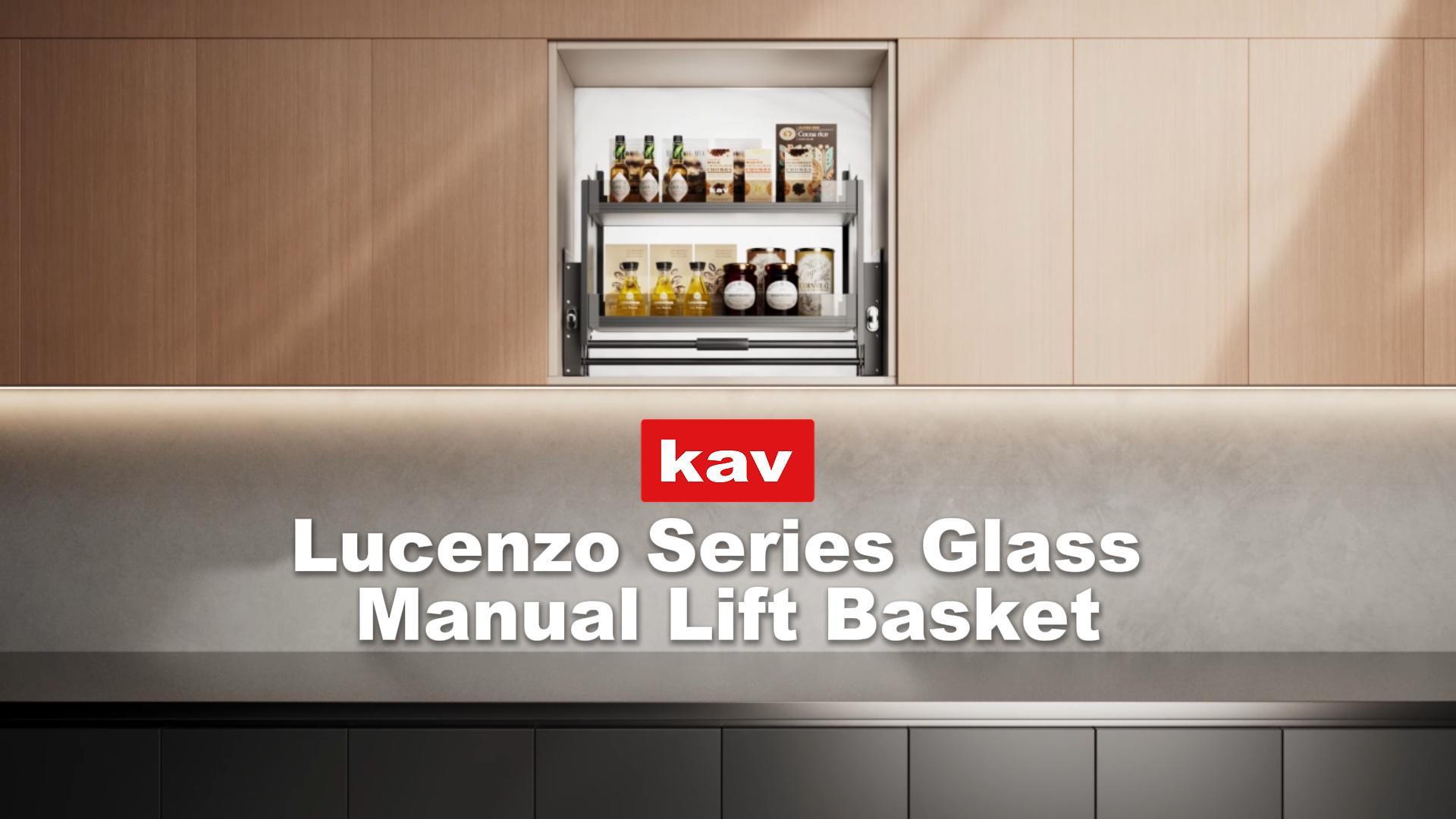 ​kav Lucenzo Series — Accessible Luxury for Upper Cabinets.